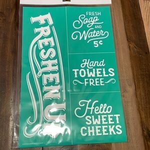 Chalk couture 12x18 transfer